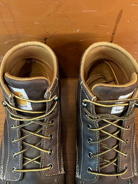 CARHARTT Men\'s Size 10.5 M CMX4023 Lightweight Casual Wedge Brown Work Boots main image 10